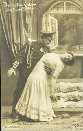 Der tapfere Soldat. Tanz-Duett.