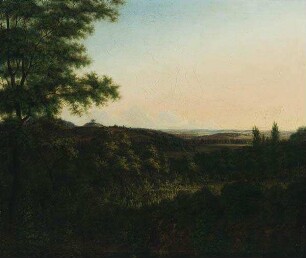 Landschaft bei Schloss Callenberg