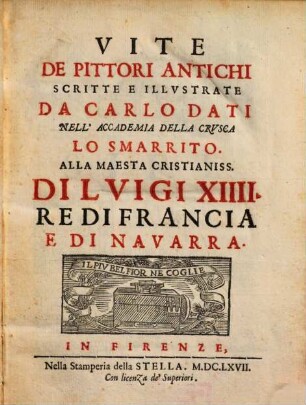 Vite de pittori antichi