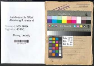 Entnazifizierung Ludwig Duroy , geb. 30.04.1884 (Postbeamter)