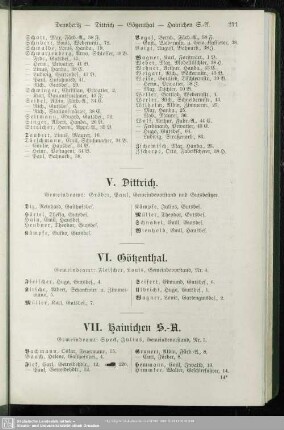VII. Hainichen S.-A.