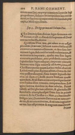 Cap. 3. De lege prima ad Cultum Dei.