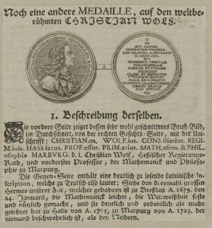 Bildnis des Christianus Wolf