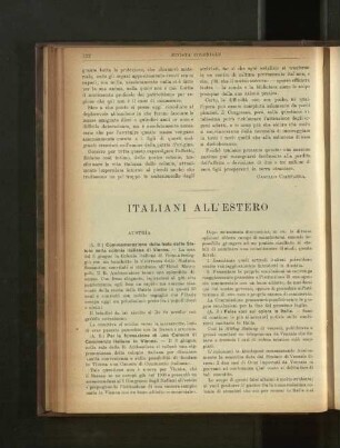 Italiani All'Estero.