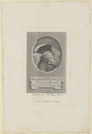 Bildnis des Friedrich Wilhelm II von Preussen