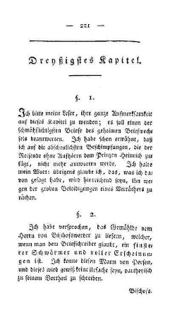 Dreyßigstes Kapitel