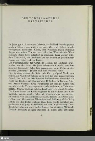 Der Todeskampf Des Weltreiches