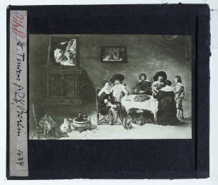 Teniers (David d.J.), Gesellschaft beim Mahle (Berlin GG 866B)