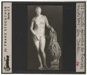 Praxiteles (nach), Aphrodite von Knidos (Venus Colonna) (Rom Vat.Mus.),Praxiteles, Aphrodite von Knidos (verlorenes Original)