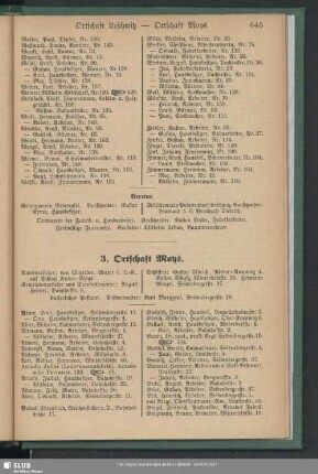 3. Ortschaft Moys
