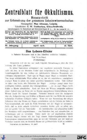 10. Heft (Apr. 1918)