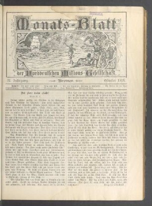 77. Jahrgang. Bremen Oktober 1916