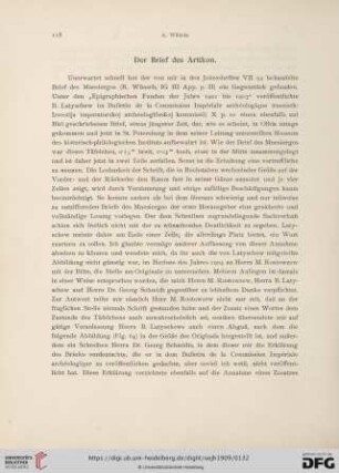 Der Brief des Artikon