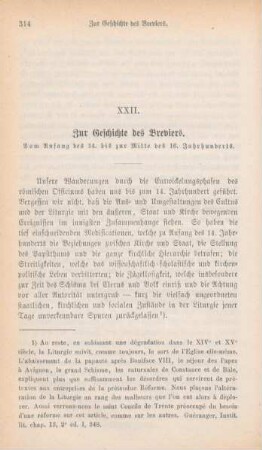 314-332 Zur Geschichte des Breviers : I.