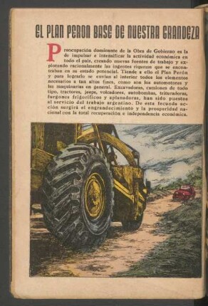 El plan Perón base de nuestra grandeza