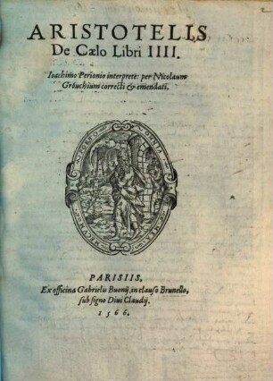 De coelo libri IV
