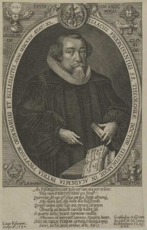 Bildnis des Isaacus Froereysenius