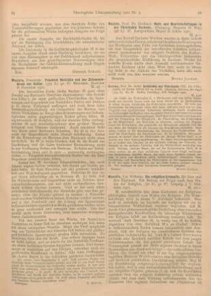 66-67 [Rezension] Mundle, Wilhelm, Die religiösen Erlebnisse. Ihr Sinn und ihre Eigenart