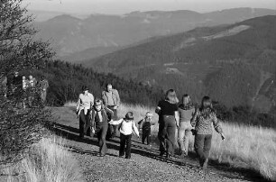 Wandergruppen am Schauinsland