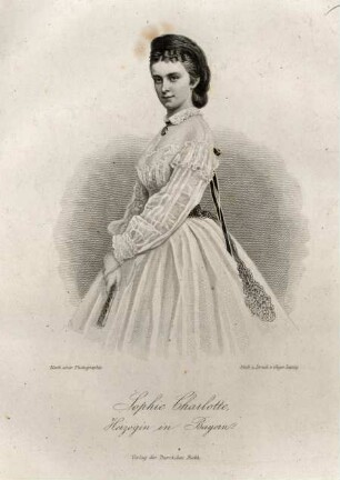Porträt Herzogin Sophie Charlotte in Bayern