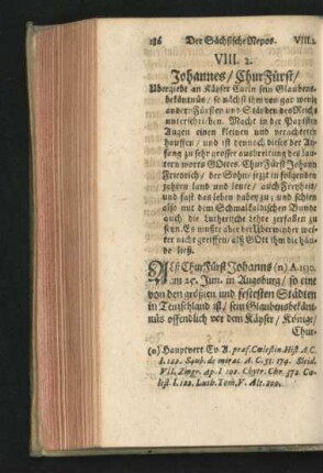 2. Johannes/ ChurFürst.