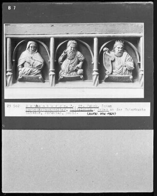 Elisäus, Jeremias, David, Elias, Jesaias und Malachias