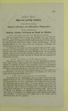 Zweiter Theil. Allgemeine politische Erdkunde