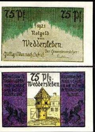 Wasserleben 75 Pfennig