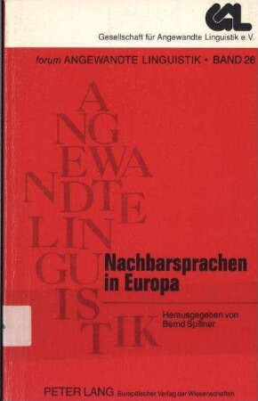 Gehen die kleineren Sprachen im sich vereinigenden Europa unter? Mehrsprachigkeitspraxis und Verständigungsprobleme in EG-Institutionen