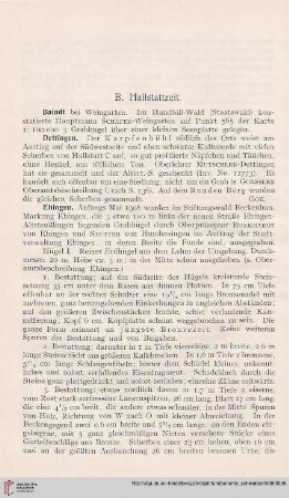 B. Hallstattzeit