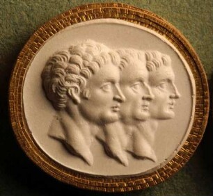 Octavianus, Lepidus und Antonius (Daktyliothek, Zweites Historisches Tausend)