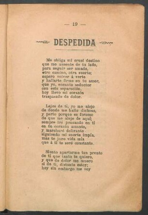 Despedida