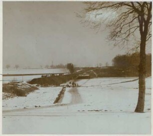 Foto eines Handschachtes beim Bahnbau Obermichelbach - Waldighofen