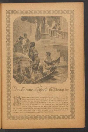 El día de una elegante de Bizancio