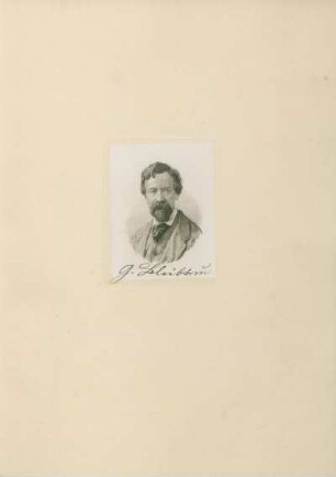 Tafel: Bildniss Georg Bleibtreu