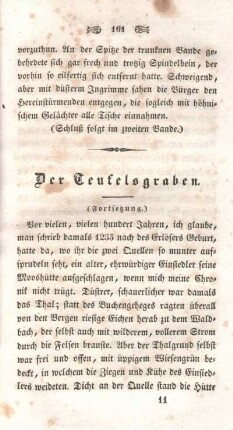 Der Teufelsgraben. (Fortsetzung.)