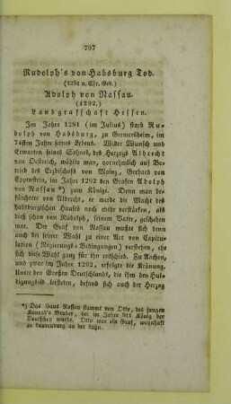 Rudolph's von Habsburg Tod