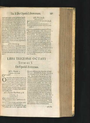 Libri Trigesimi Octavi.