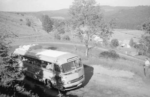 Äule: Postbus auf der Serpentine