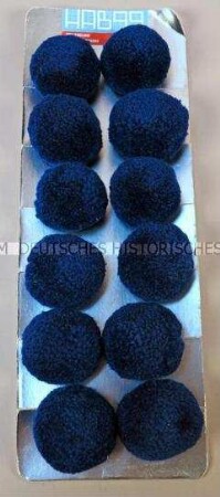 Christbaumschmuck: Blaue Baumgirlande, mit Originalverpackung