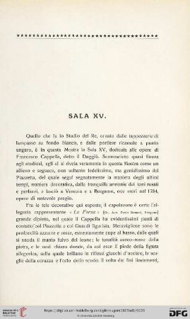 Sala XV
