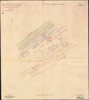 Baupläne Freyersbacher Mineralquellen, Bad Peterstal; Situationsplan