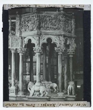 Pisa, Dom, Kanzel von Niccolò und Giovanni Pisano