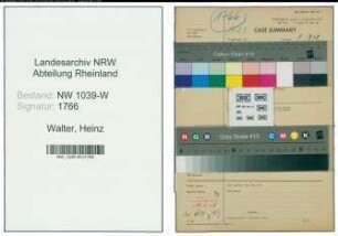 Entnazifizierung Heinz Walter , geb. 00.00.0000 (Polizist)