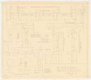 Haus Jansen, Berlin-Grunewald: Innenausbauten im DG: Details 1:1
