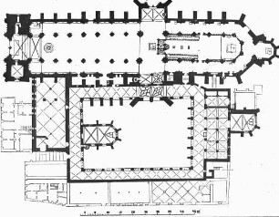 Halberstadt, Dom St. Stephanus und St. Sixtus und Stiftsgebäude, Grundriss