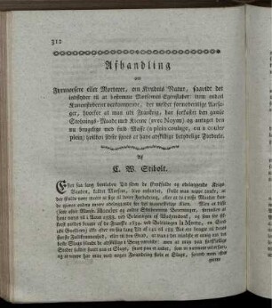 Afhandling om Fyrmorsere eller Morterer, om Krudets Natur, saavidt det indflyder til at bestemme Morfernes Egenskaber...