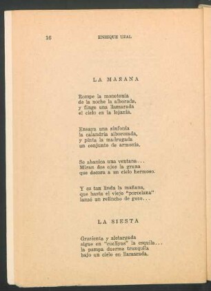 La siesta