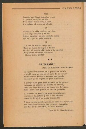 "La Payada"