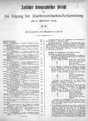 No 30, 11. Oktober 1894